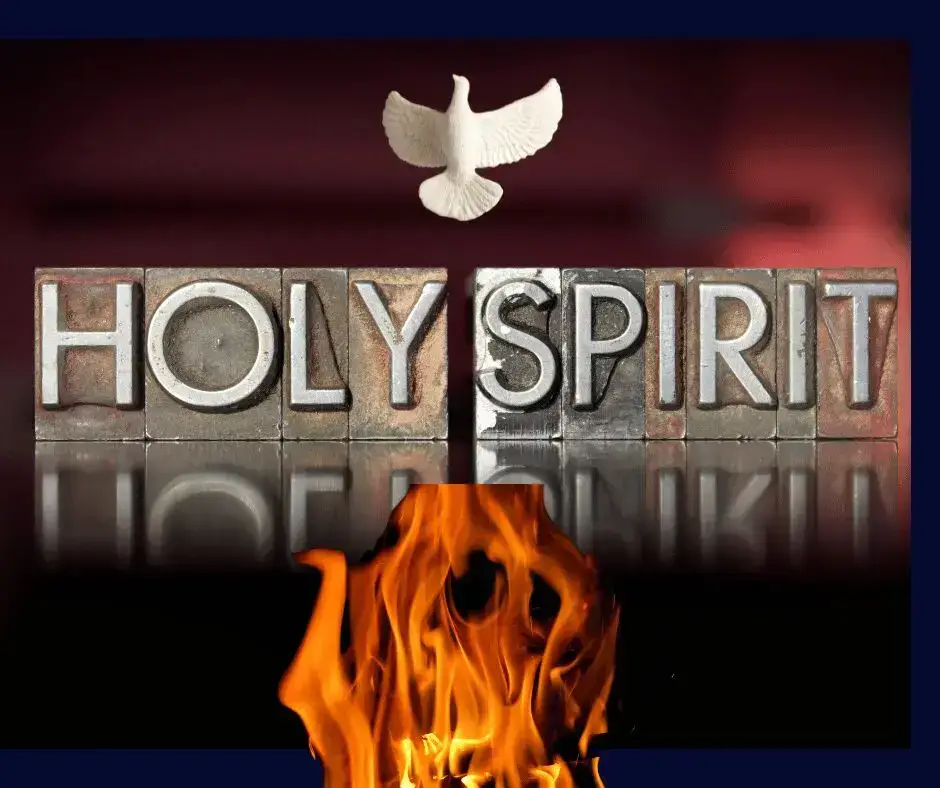 Holy Spirit with dove and fire